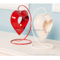 Unique Heart shape metal light candle holder